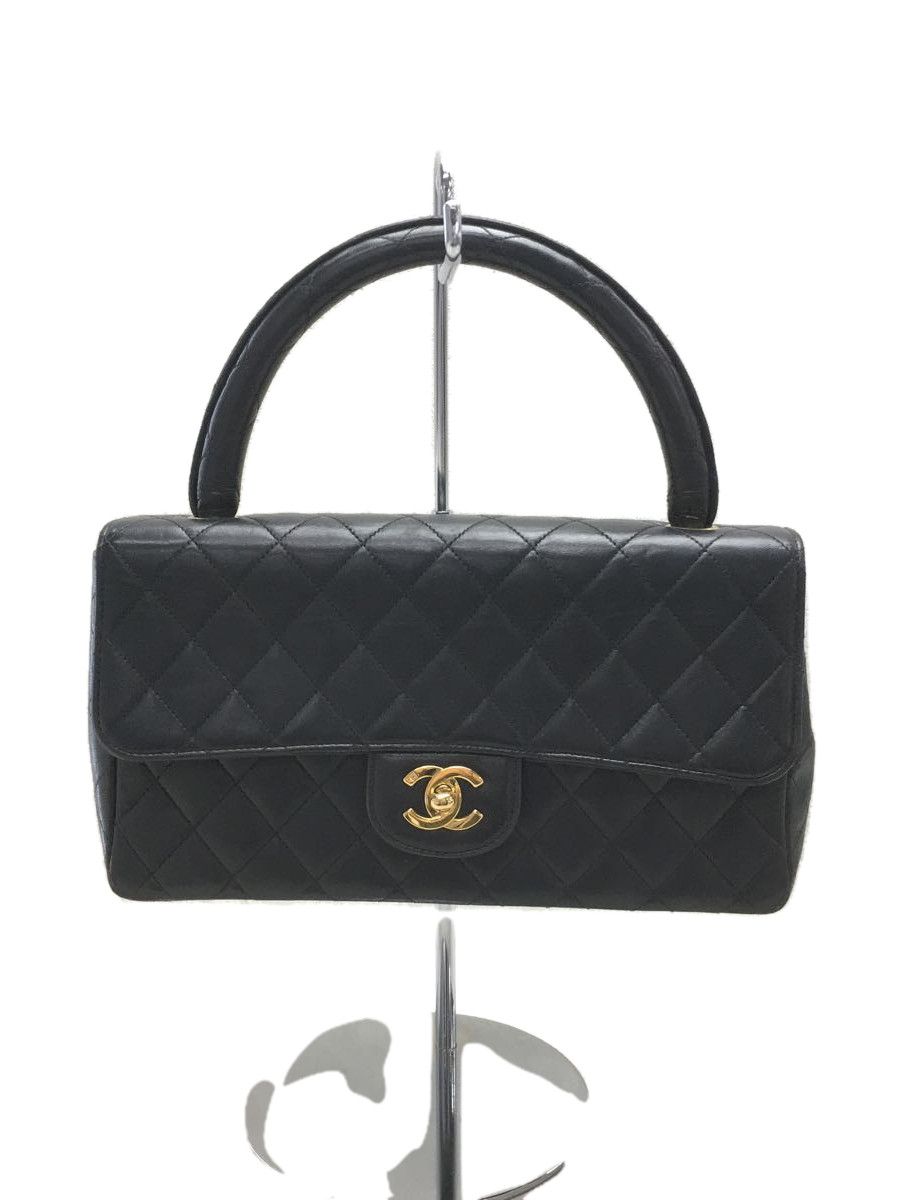 Chanel Caviar Leather Handbag Black