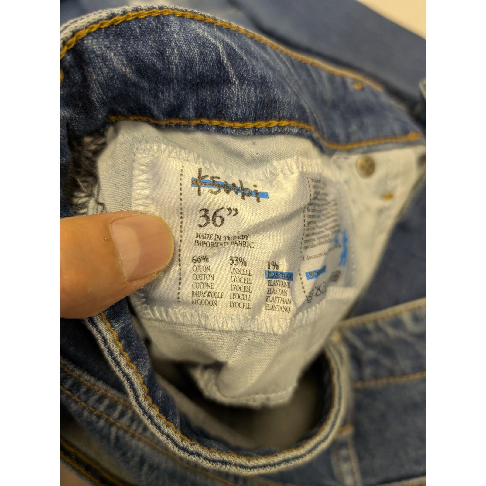 Ksubi o1rshd1 Denim Jeans in Blue Size US 36 / EU 52 - 17 Thumbnail