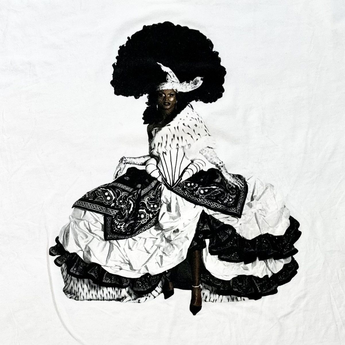 Japanese Brand × Vintage DRAG QUEEN GRAPHIC TEE! Size US XL / EU 56 / 4 - 1 Thumbnail