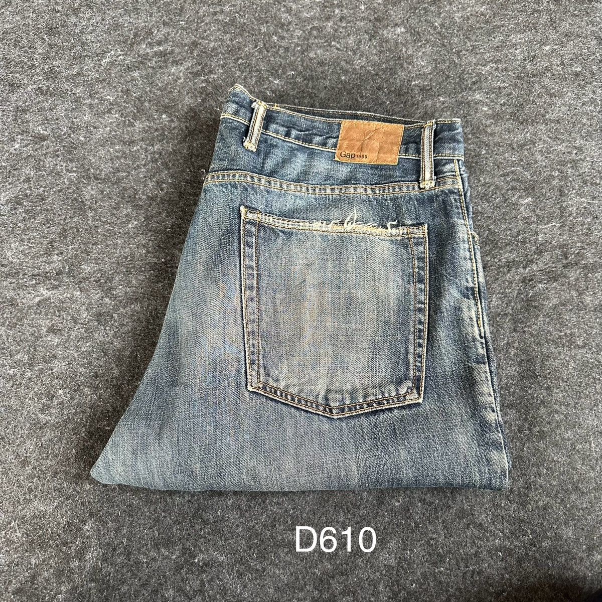 Gap Gap 1969 Straight Distressed Denim D610 Size US 36 / EU 52 - 20 Thumbnail