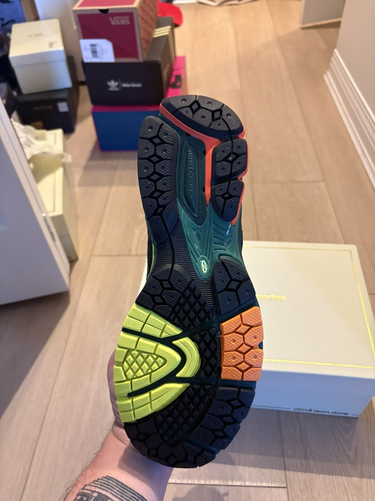 Aime Leon Dore × New Balance Aime Leon Dore x New Balance 860V2 Green Multi Size US 10.5 / EU 43-44 - 4 Thumbnail