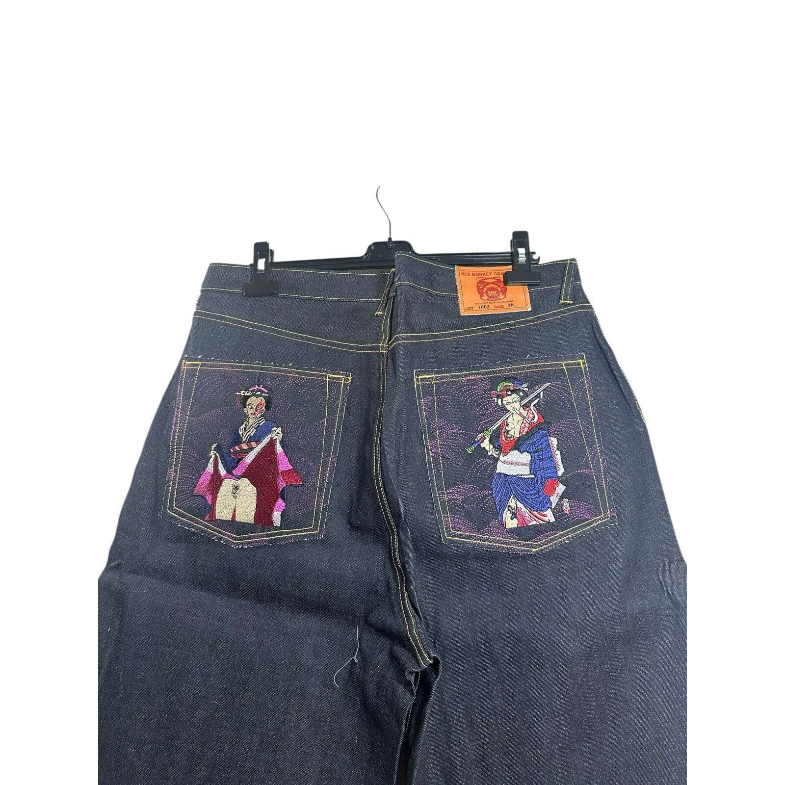Red Monkey Vintage Red Monkey Company RMC Jean Shorts Jorts 90’s 2000’s Size US 38 / EU 54 - 4 Thumbnail