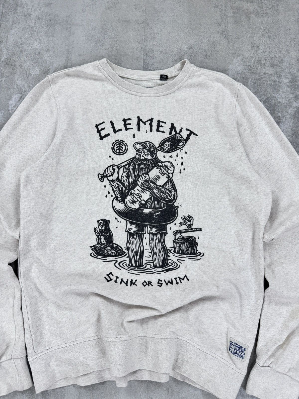 Element ELEMENT TIMBER Sweatshirt long sleeve skateboarding style Size US L / EU 52-54 / 3 - 2 Thumbnail