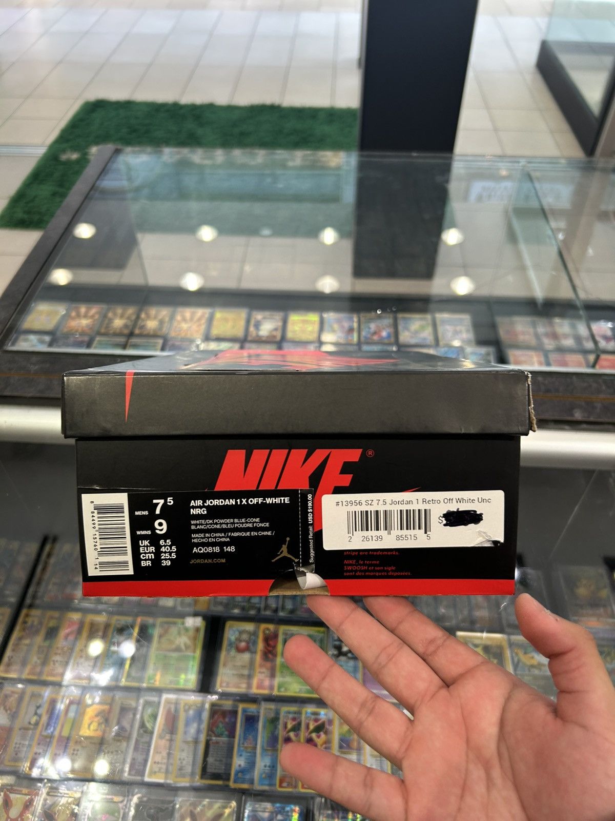 Jordan Brand × Off-White Jordan 1 Off-white UNC Size US 7.5 / EU 40-41 - 13 Thumbnail