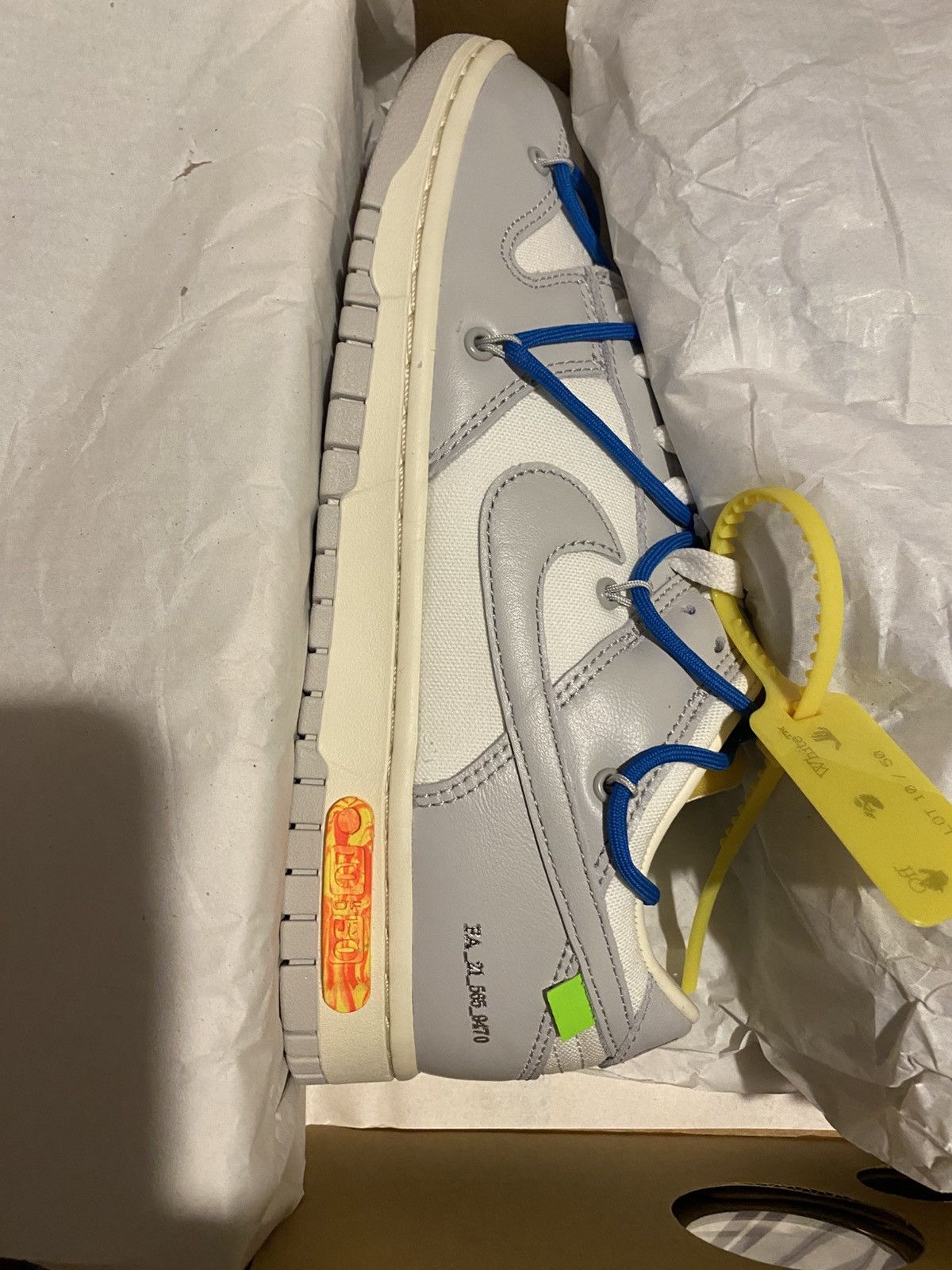 Nike × Off-White Nike off white dunk lot 10 size 9 Size US 9 / EU 42 - 1 Thumbnail