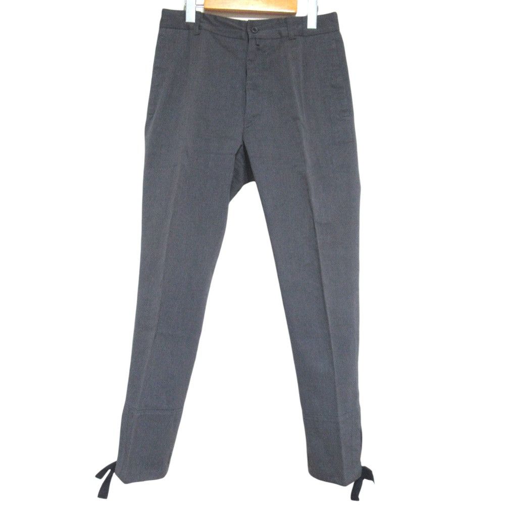Dries Van Noten Dries Van Noten Dries Van Noten Hem Tie Slacks Textile Pants DUTY FREE for USA Size ONE SIZE - 1 Thumbnail