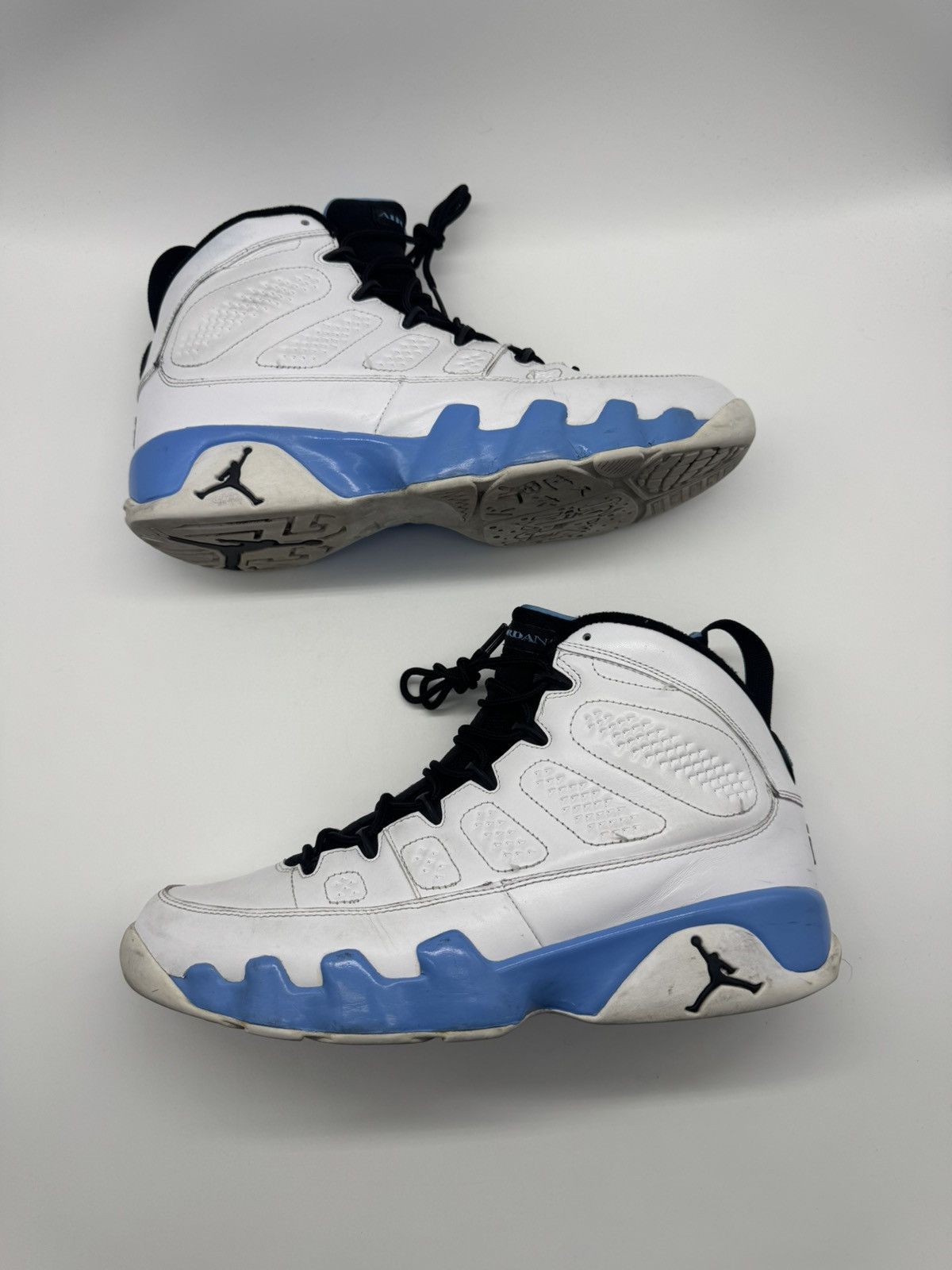Jordan Brand × Nike Nike Air Jordan 9 Retro Powder Blue University UNC Men’s 9.5 Size US 9.5 / EU 42-43 - 2 Thumbnail