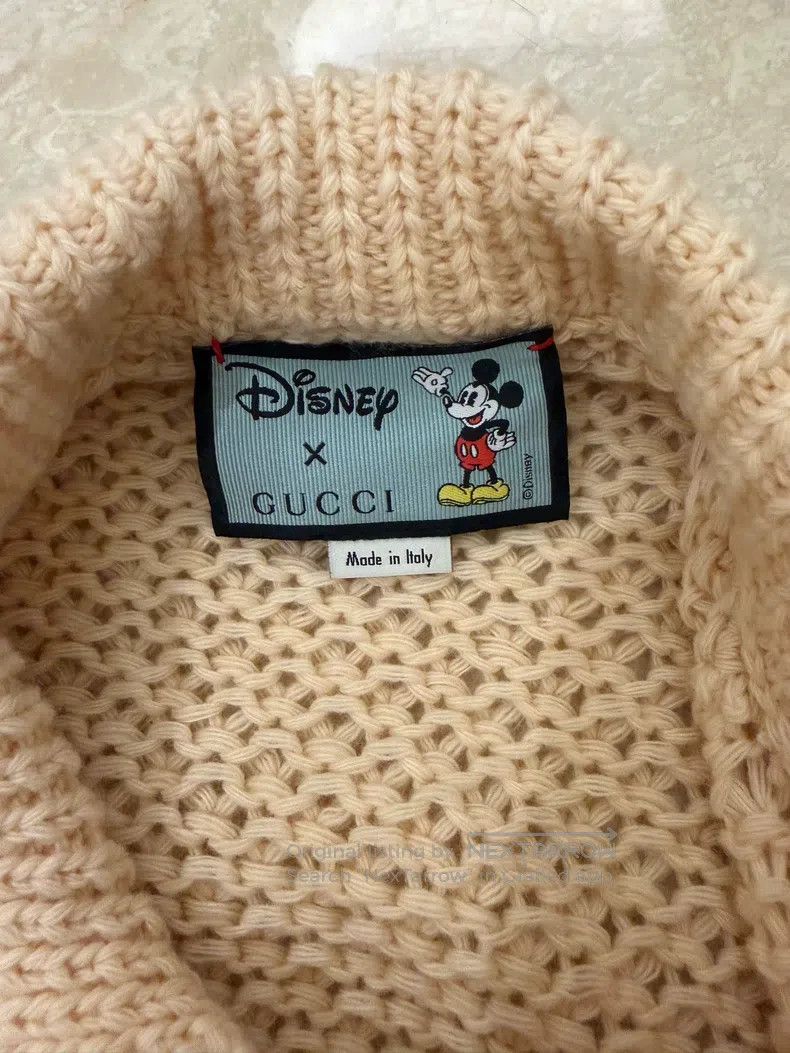 Gucci Gucci Mickey polo collar milky white knit sweater Size XS / US 0-2 / IT 36-38 - 3 Thumbnail