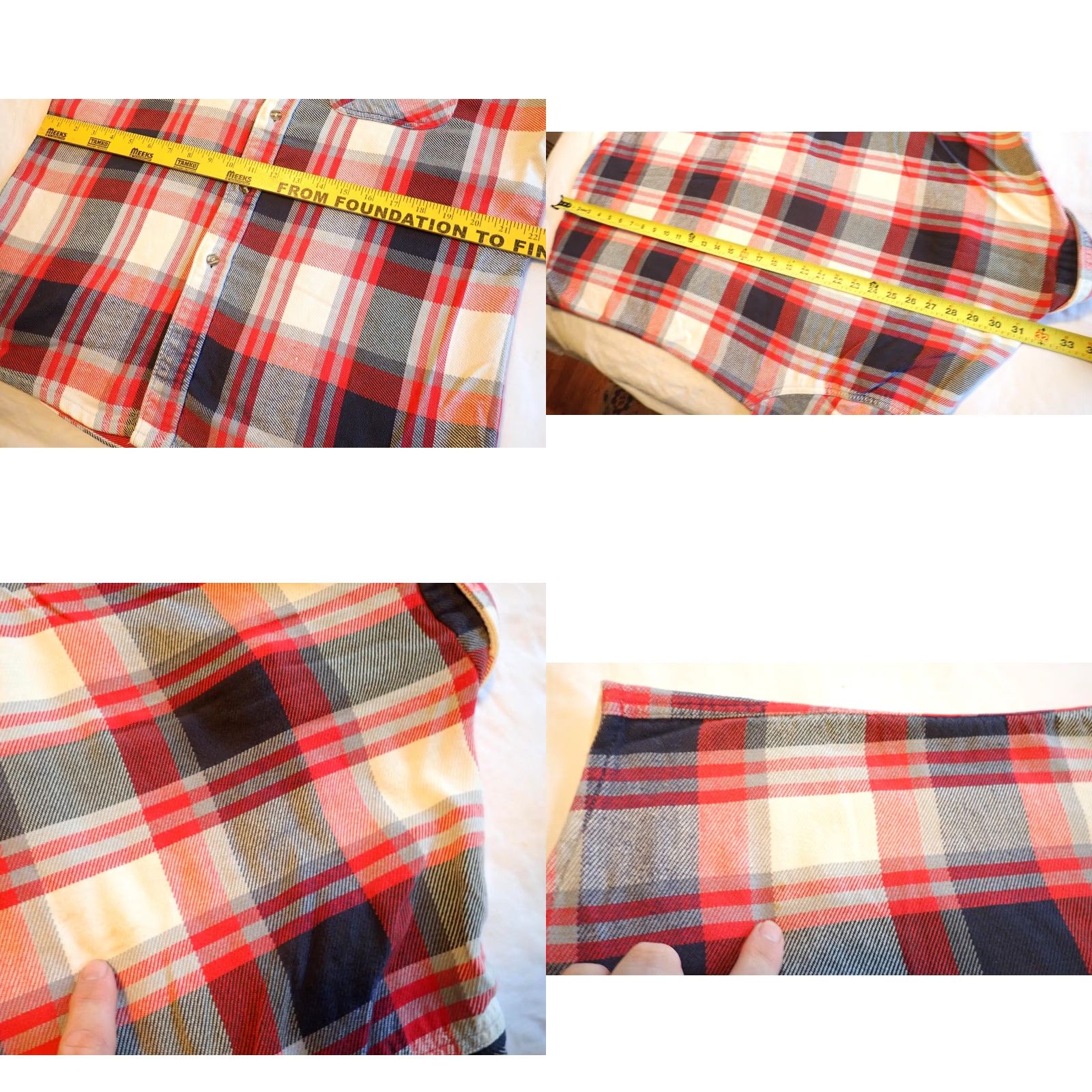 Vintage VINTAGE St. John's Bay Big Mac Flannel Shirt LT Black Red White Plaid Long Sleeve Button-Up 90s Mens Size US L / EU 52-54 / 3 - 8 Thumbnail