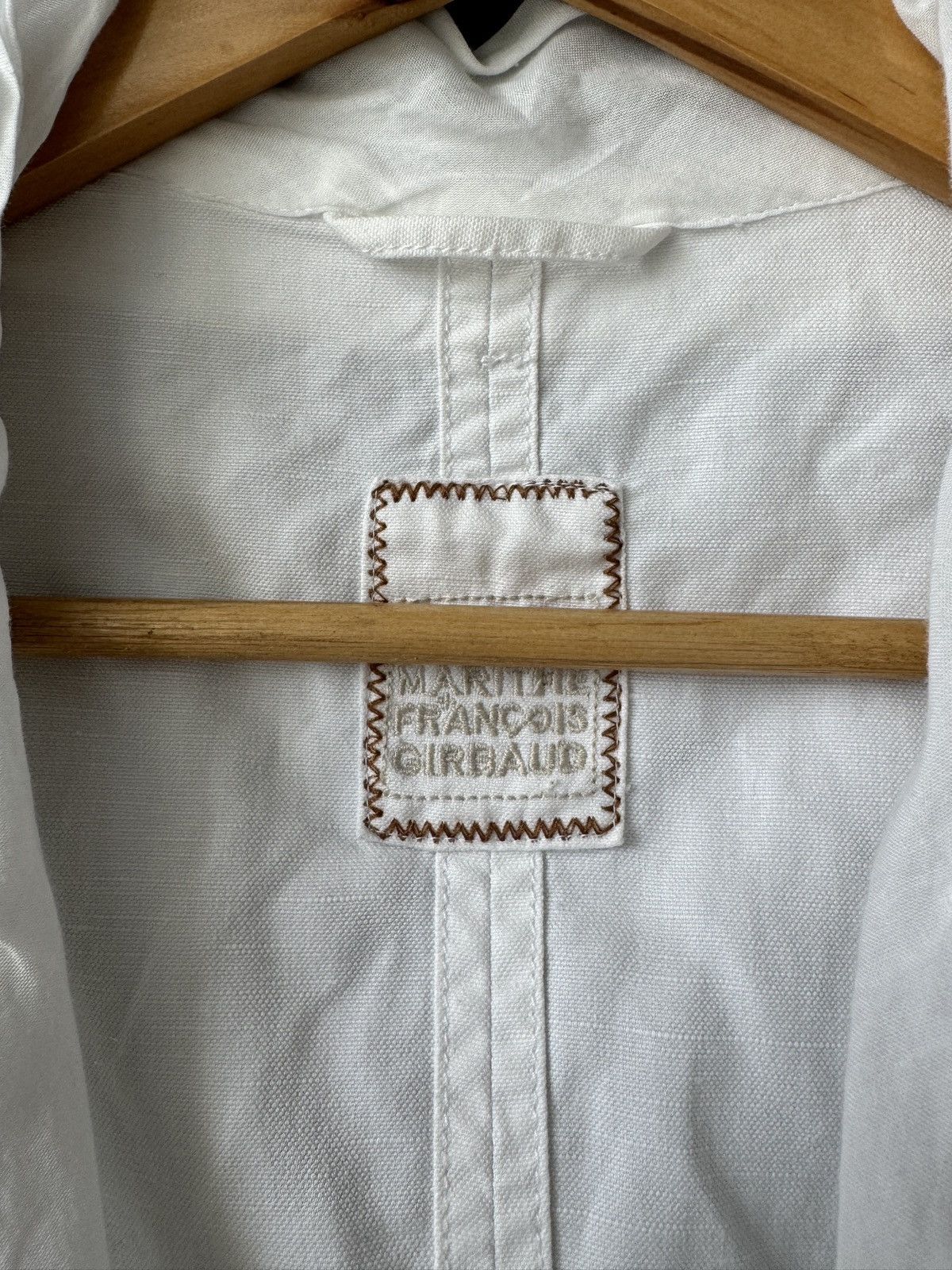 Marithe + Francois Girbaud × Vintage Marithe Francois Girbaud MFG Avant Garde Linen Blazer Jacket Size M / US 6-8 / IT 42-44 - 2 Thumbnail