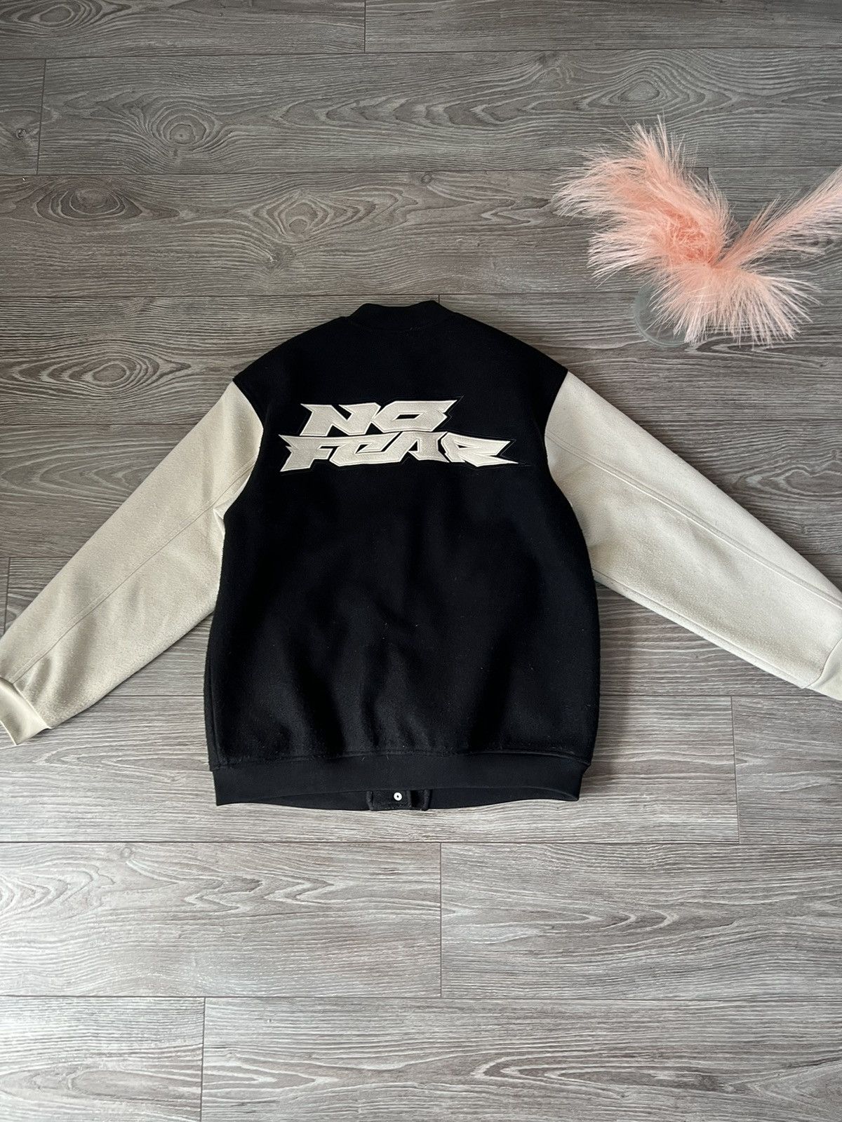 Designer × H&M × No Fear ‼️Teddy Fleece No Fear x H&M Big Logo Avant garde Bomber ‼️ Size US M / EU 48-50 / 2 - 16 Thumbnail