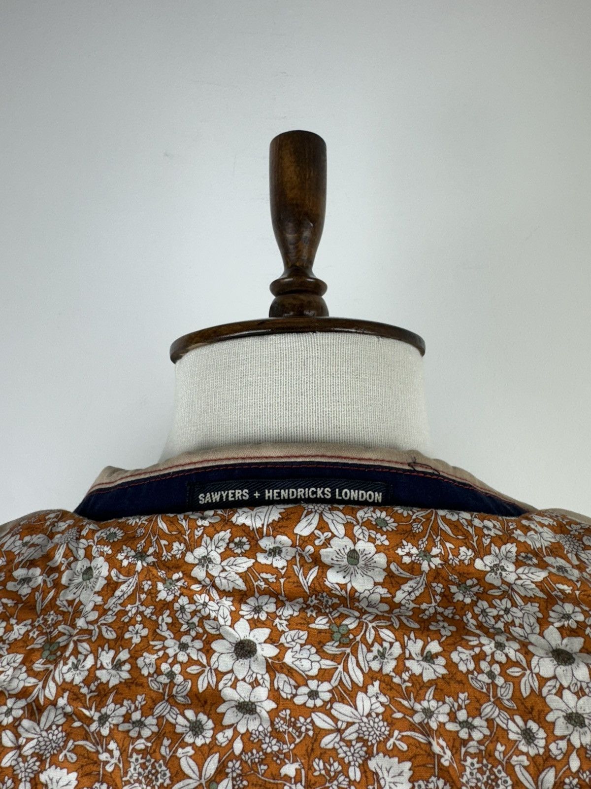 Sawyer of Napa Sawyers + Hendricks London Men's Beige Button Casual Jacket Size US XL / EU 56 / 4 - 9 Thumbnail