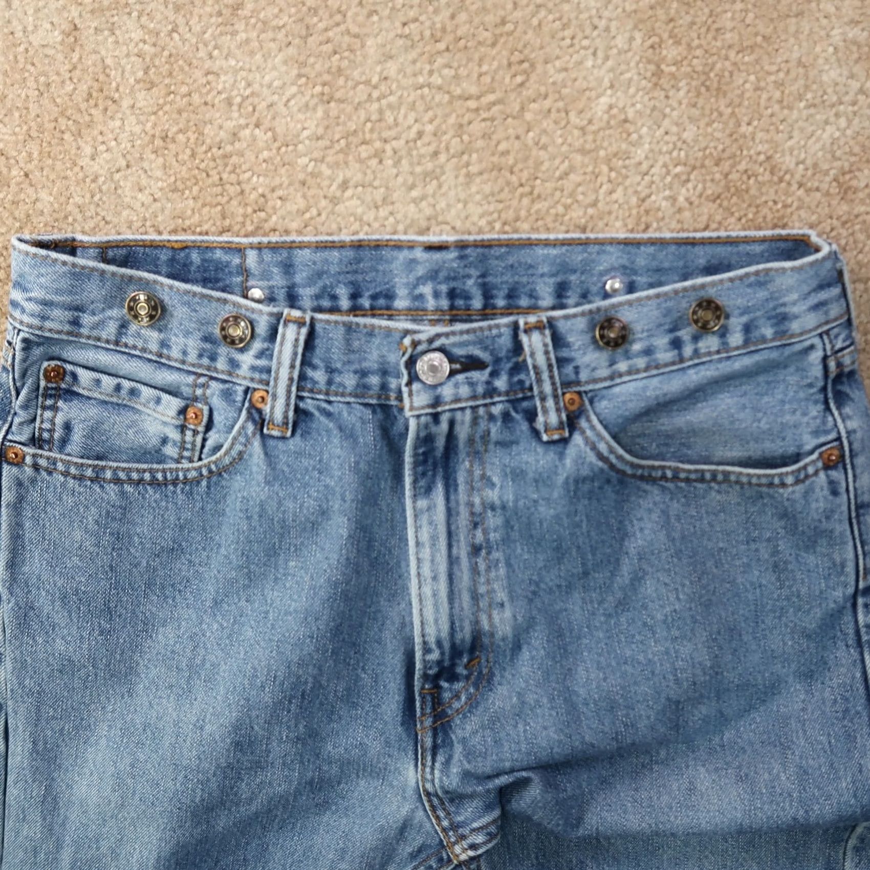 Levi's VINTAGE Levis 505 Regular Fit Straight Leg Jeans Men 32x32 Blue Denim Size US 32 / EU 48 - 3 Thumbnail