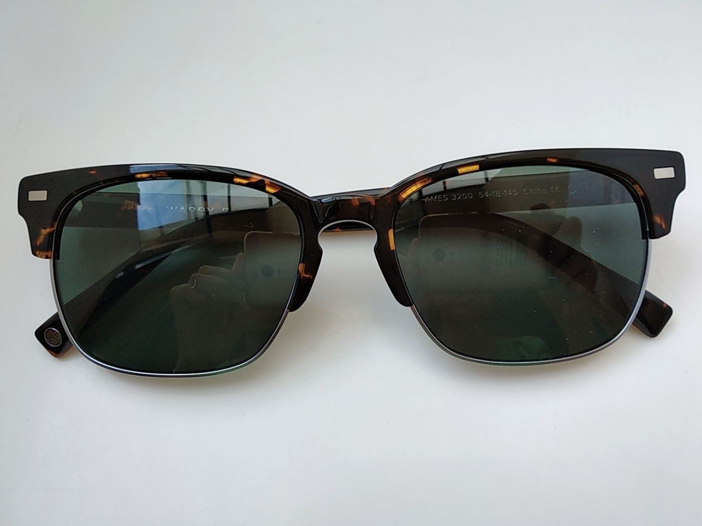 Warby Parker WARBY PARKER Ames 3200 Tortoise Malcolm Sunglasses Frame Size ONE SIZE - 7 Thumbnail