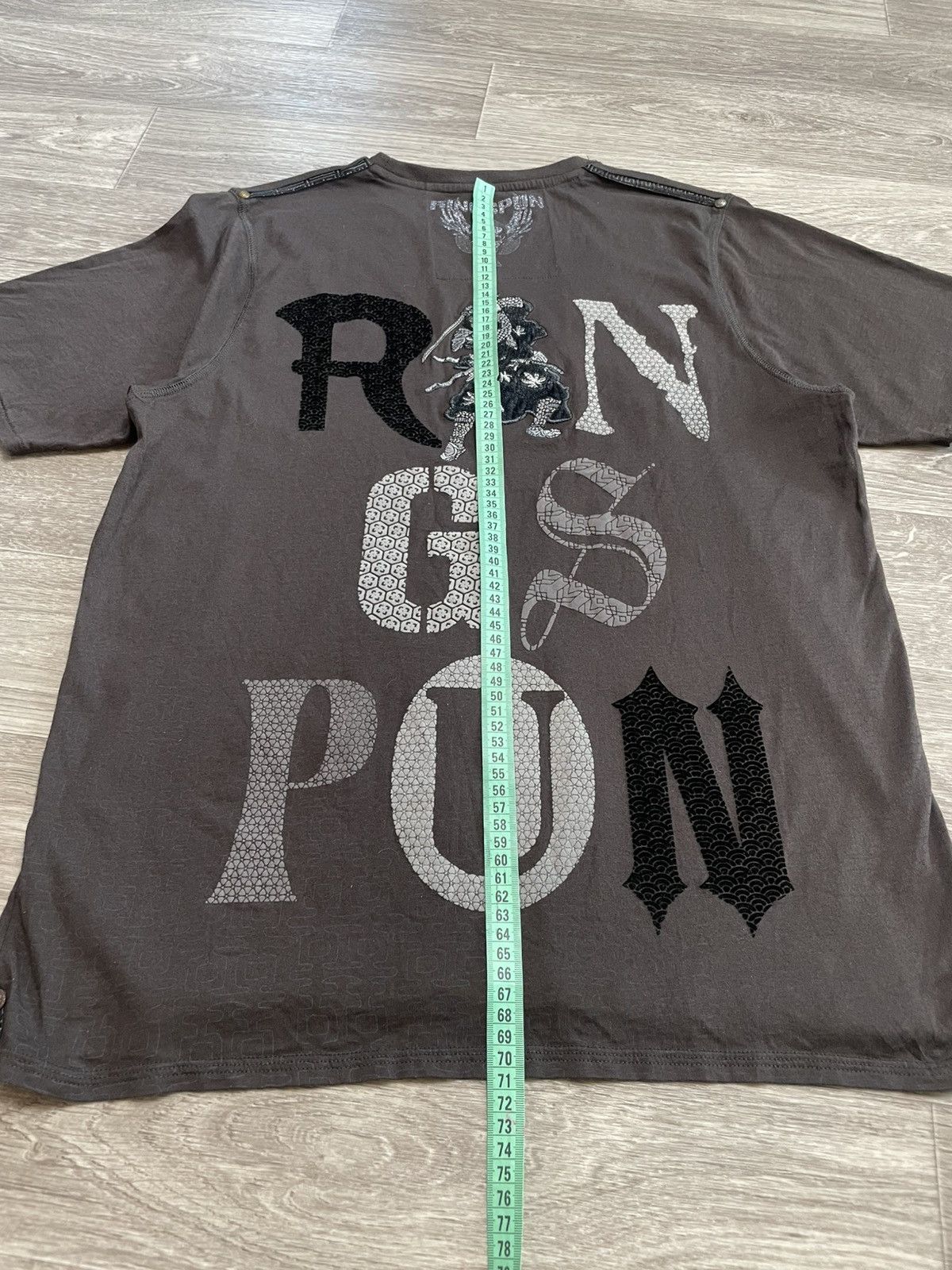 Ringspun Vintage Ringspun Art Of War Embroidered Samurai Japan Tee Size US XL / EU 56 / 4 - 19 Thumbnail