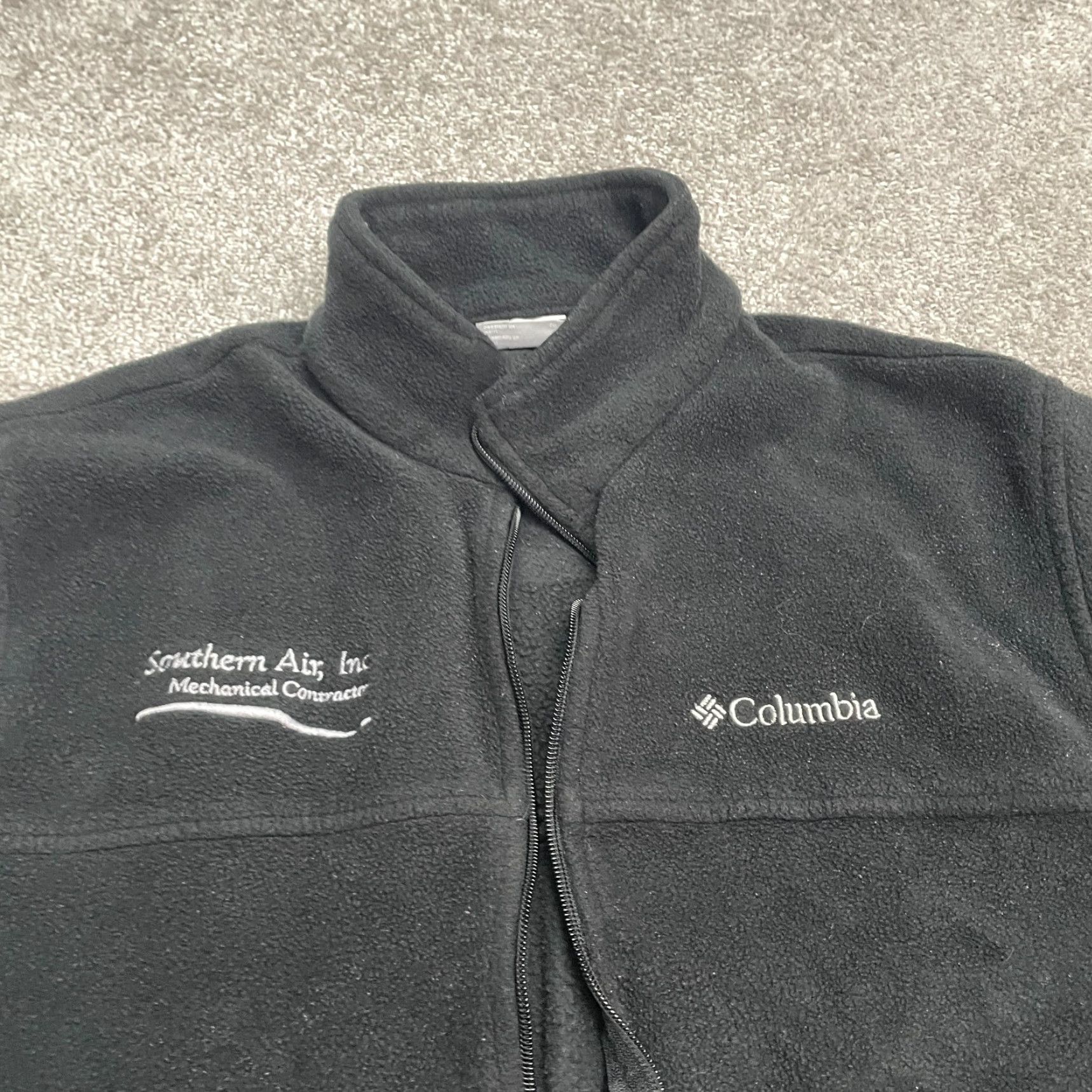 Vintage Columbia Jacket Mens XL Fleece Full Zip Black Pockets Steens Mountain Outdoor Classic Hiking Size US XL / EU 56 / 4 - 3 Thumbnail