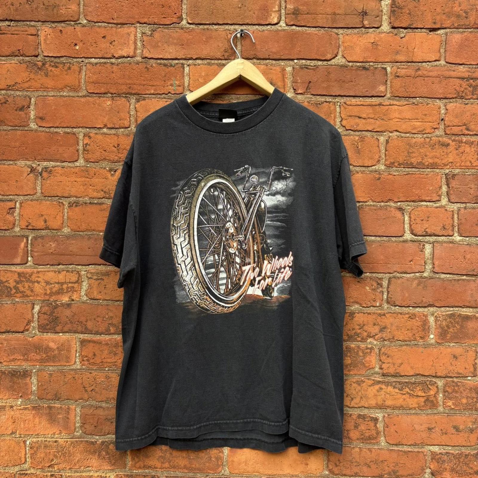 Harley Davidson vintage two wheels for life A.L. Choppers Hamilton t shirt Size US XL / EU 56 / 4 - 1 Thumbnail