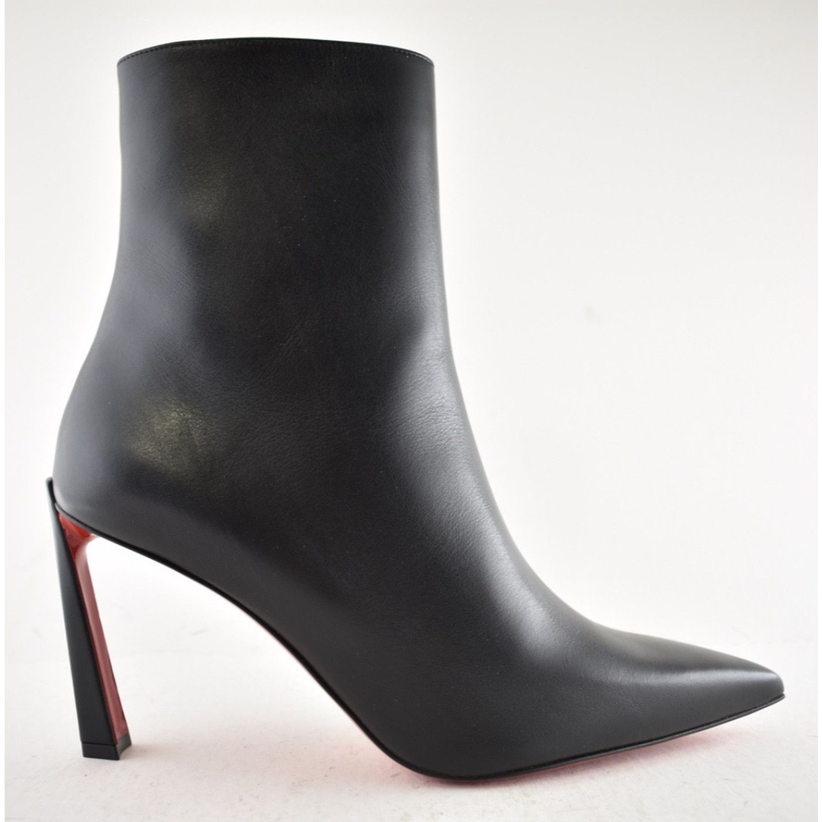 Christian Louboutin Christian Louboutin Condora Booty 85 Black Calf Leather Size US 11 / IT 41 - 2 Thumbnail
