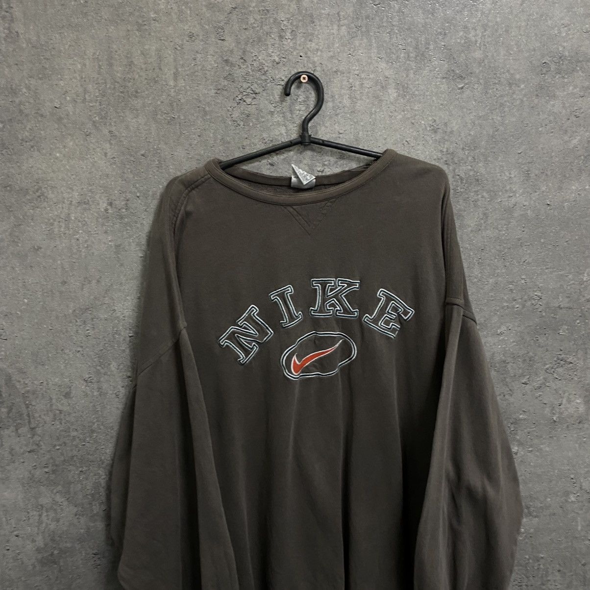 Nike 00s Vintage Nike Sweatshirt Big Logo Baggy Sweatshirt Size US XL / EU 56 / 4 - 4 Thumbnail