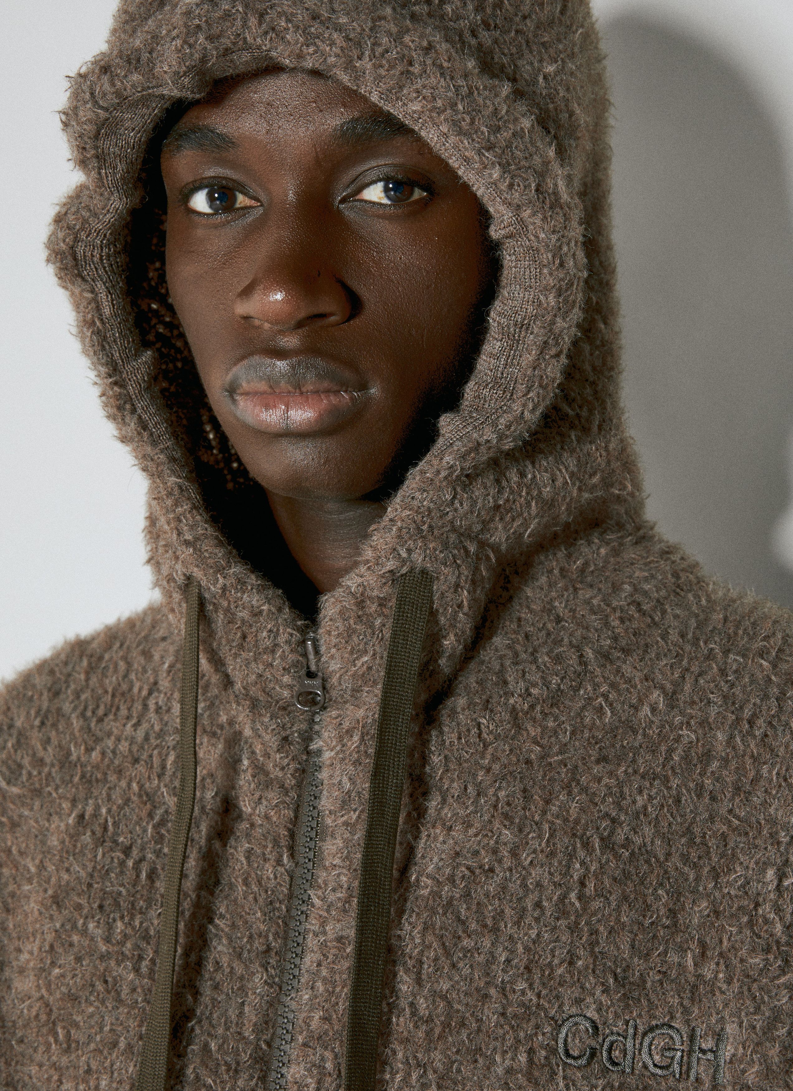 Comme des Garcons Homme o1mle1024 Zip Hoodie in Brown Size US L / EU 52-54 / 3 - 5 Thumbnail