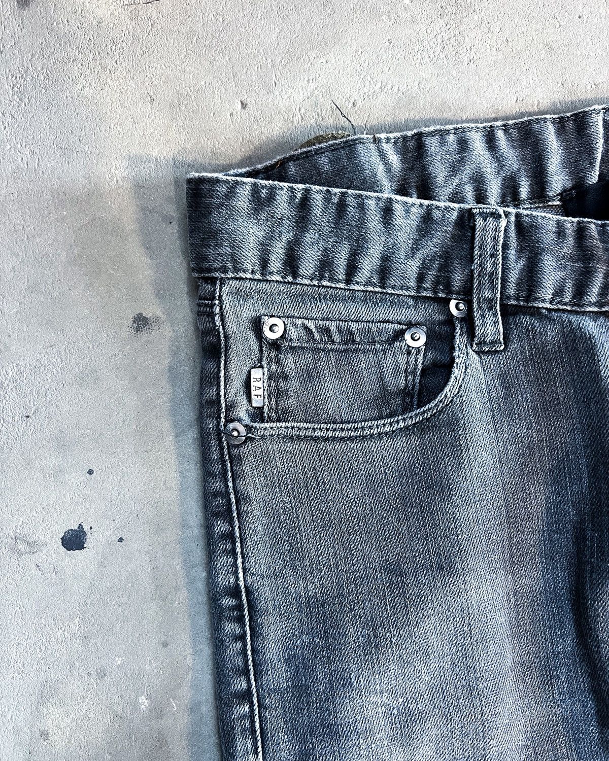 Raf Simons S/S11 WASHED GREY DENIM Size US 30 / EU 46 - 4 Thumbnail