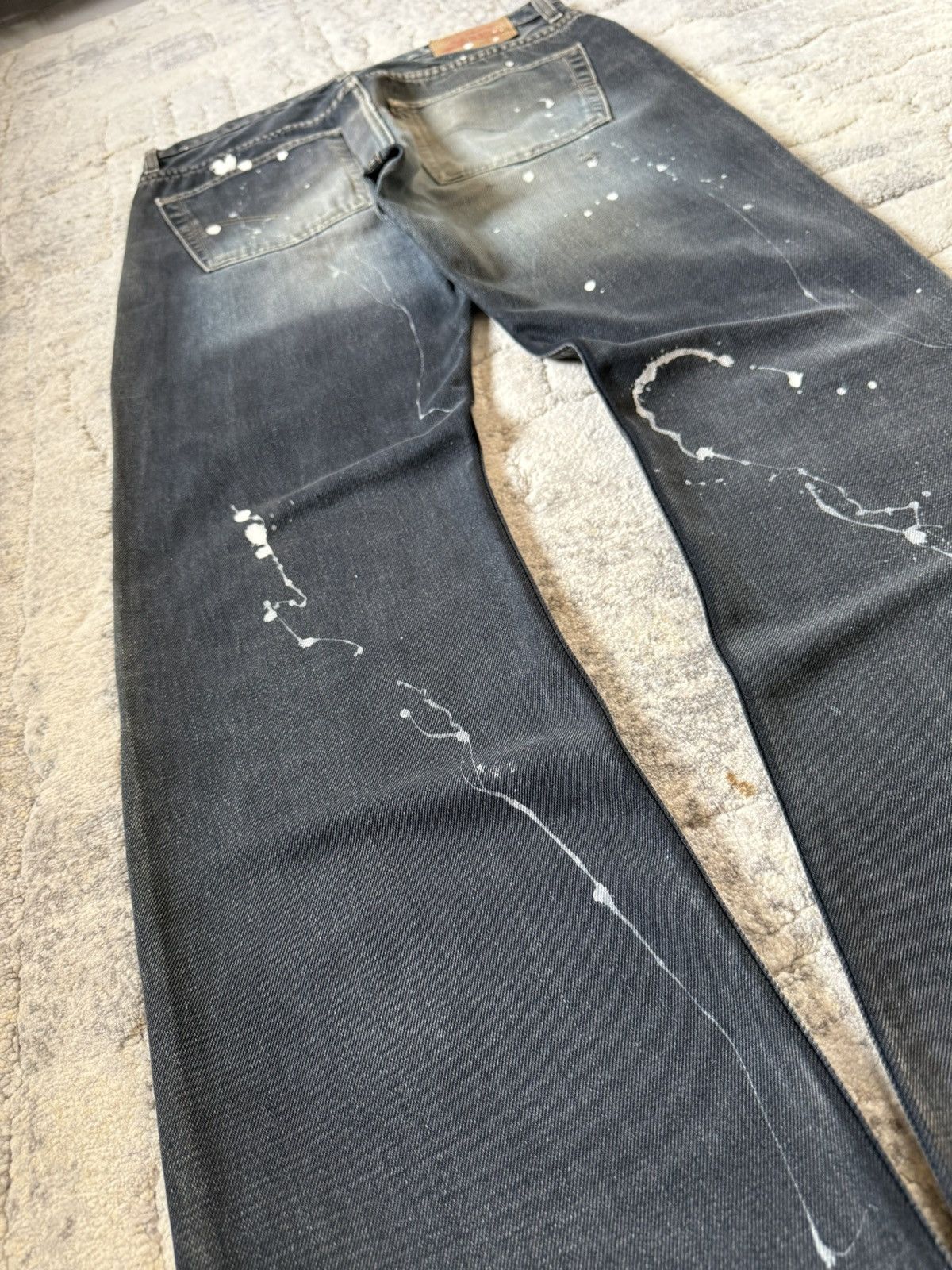 Levi's Rare Levis 517 Distressed Boro Shadow Fade Flared Jeans Size US 34 / EU 50 - 18 Thumbnail
