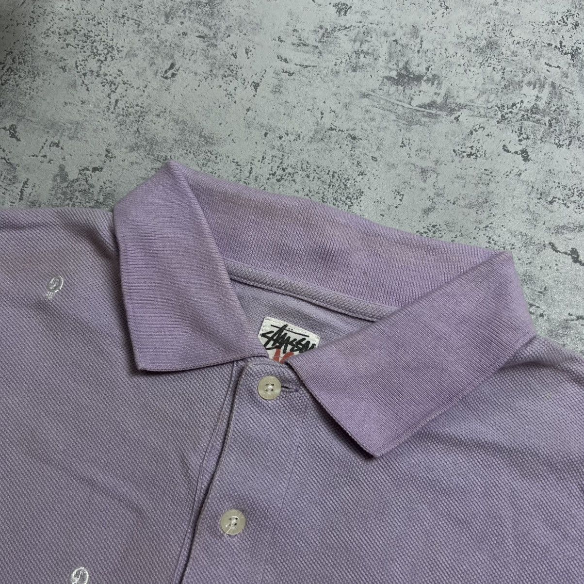 Stussy 00s Stussy Japan Skull Logo Vintage Y2K Button Up Retro Polo Size US M / EU 48-50 / 2 - 6 Thumbnail