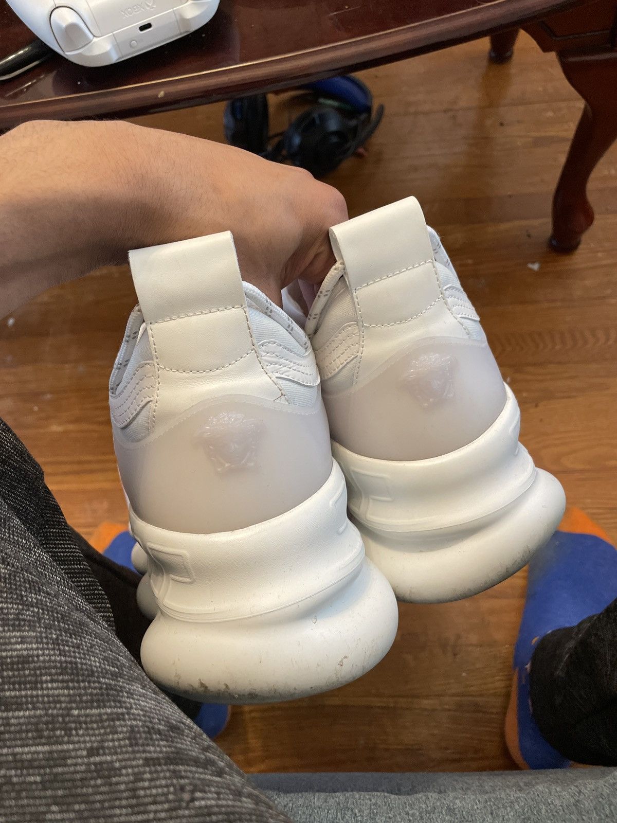 Versace Versace chain reactions(white) Size US 9.5 / EU 42-43 - 1 Thumbnail