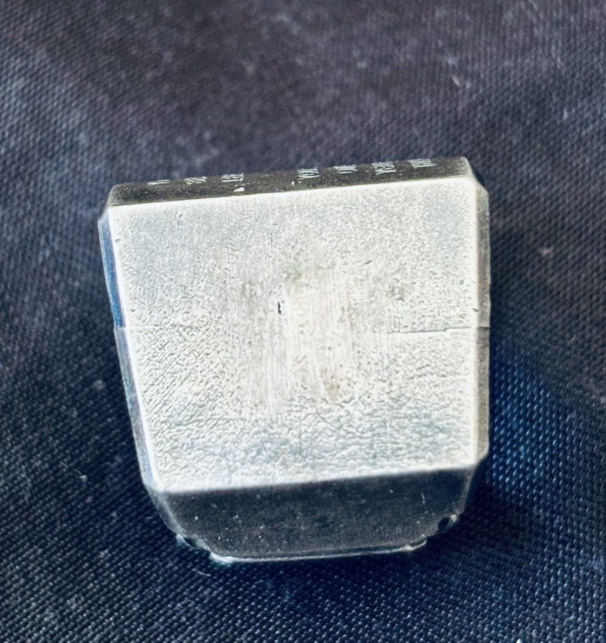 Julius Julius Engraved Industrial Brutalist Alloy Ring Size ONE SIZE - 6 Thumbnail