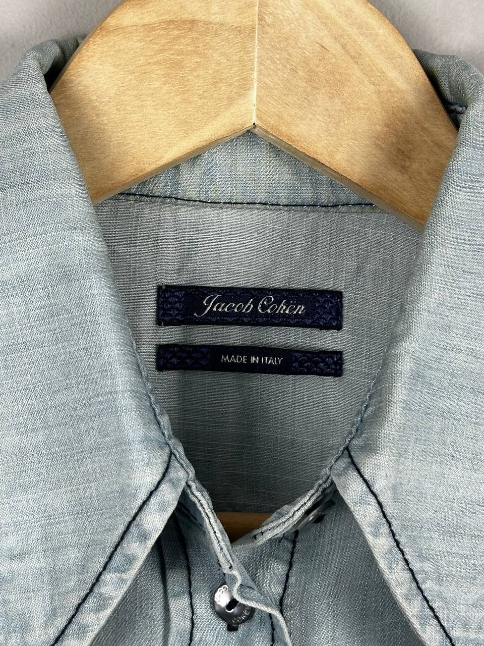 Jacob Cohen Jacob Cohen Denim Blue Luxury Shirts Size XS Size XS / US 0-2 / IT 36-38 - 5 Thumbnail