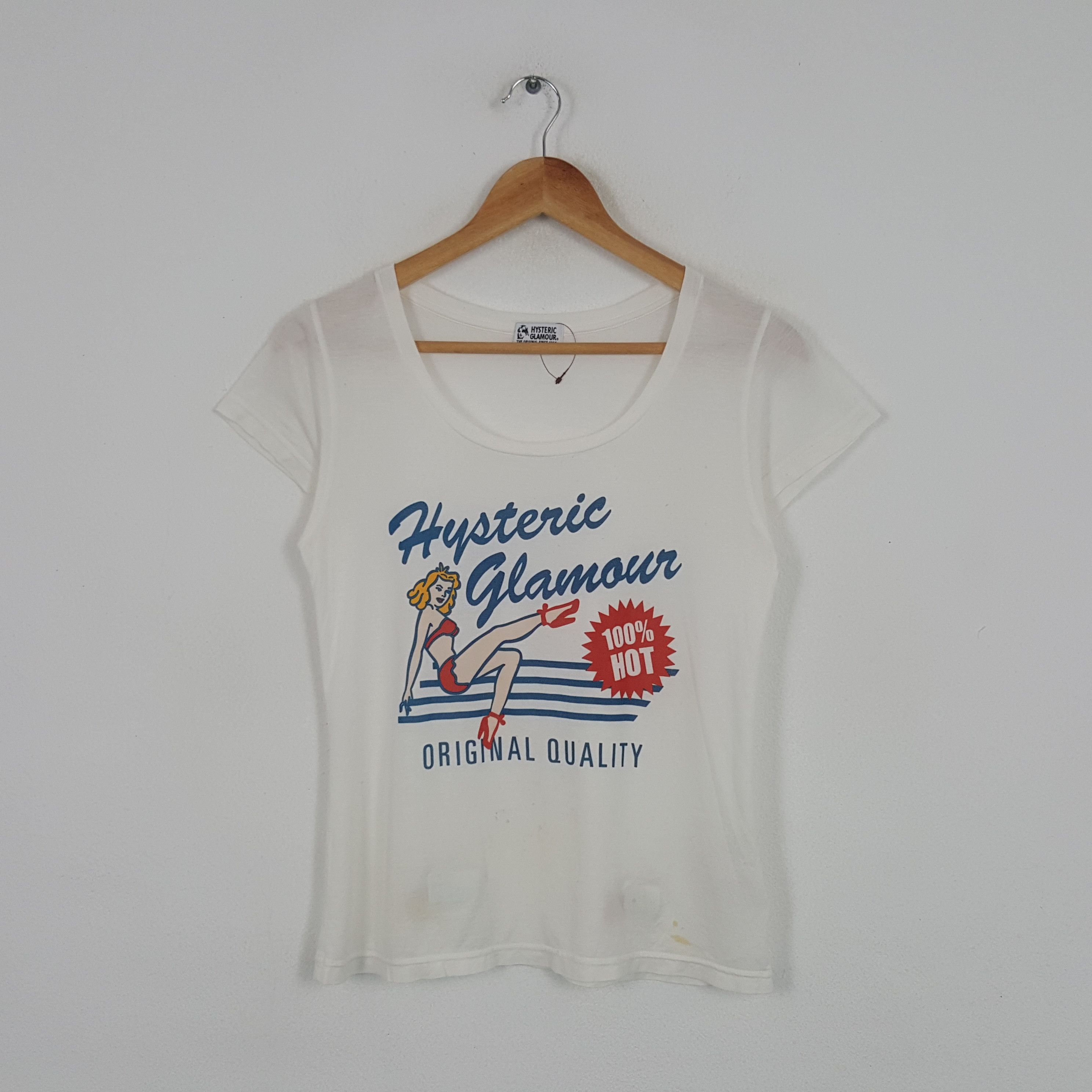 Hysteric Glamour × Japanese Brand × Vintage Vintage Hysteric Glamour Japanese Brand Parody Tshirt Size XS / US 0-2 / IT 36-38 - 1 Thumbnail