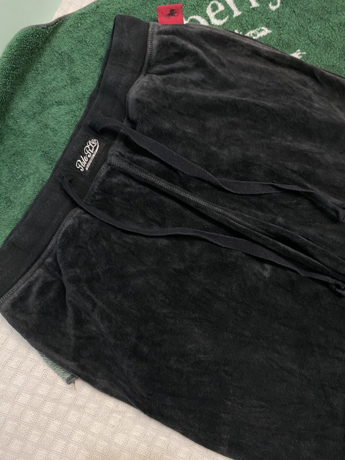 MLB × Polo Ralph Lauren 💥 VINTAGE POLO RALPH LAUREN 90S JOGGER TRACK PANTS Y2K Size US 28 / EU 44 - 3 Thumbnail