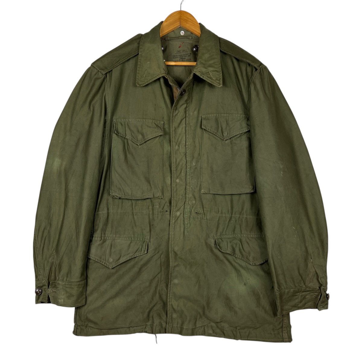 Vintage 🔥 50s Vintage M51 Reading Mfg. Field Jacket Long Small Size US S / EU 44-46 / 1 - 2 Thumbnail
