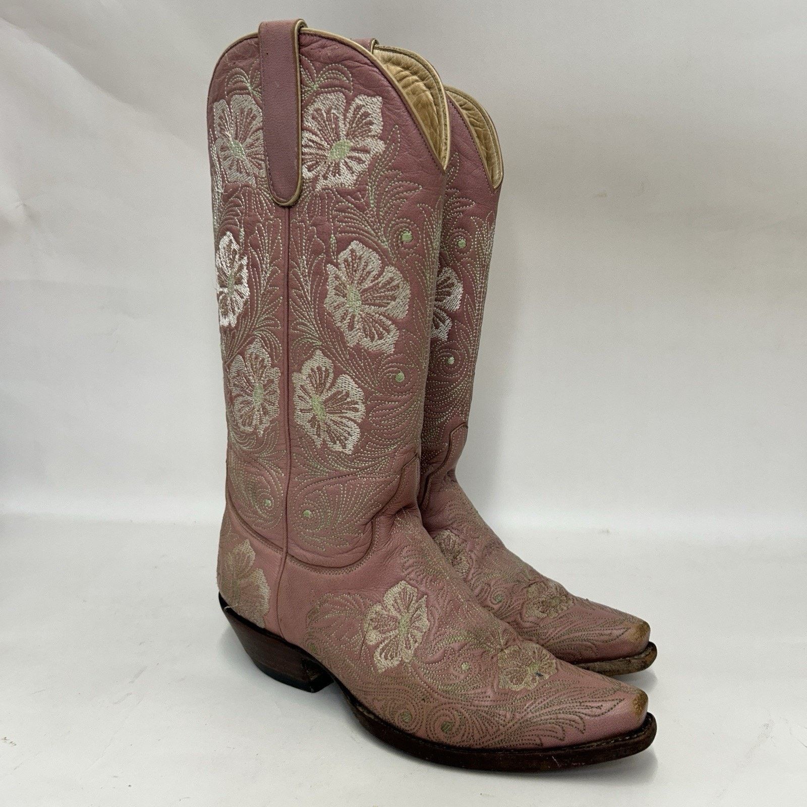 Old Gringo Old Gringo Embroidered Floral Western Boots “Pink” Size US 7 / IT 37 - 1 Thumbnail