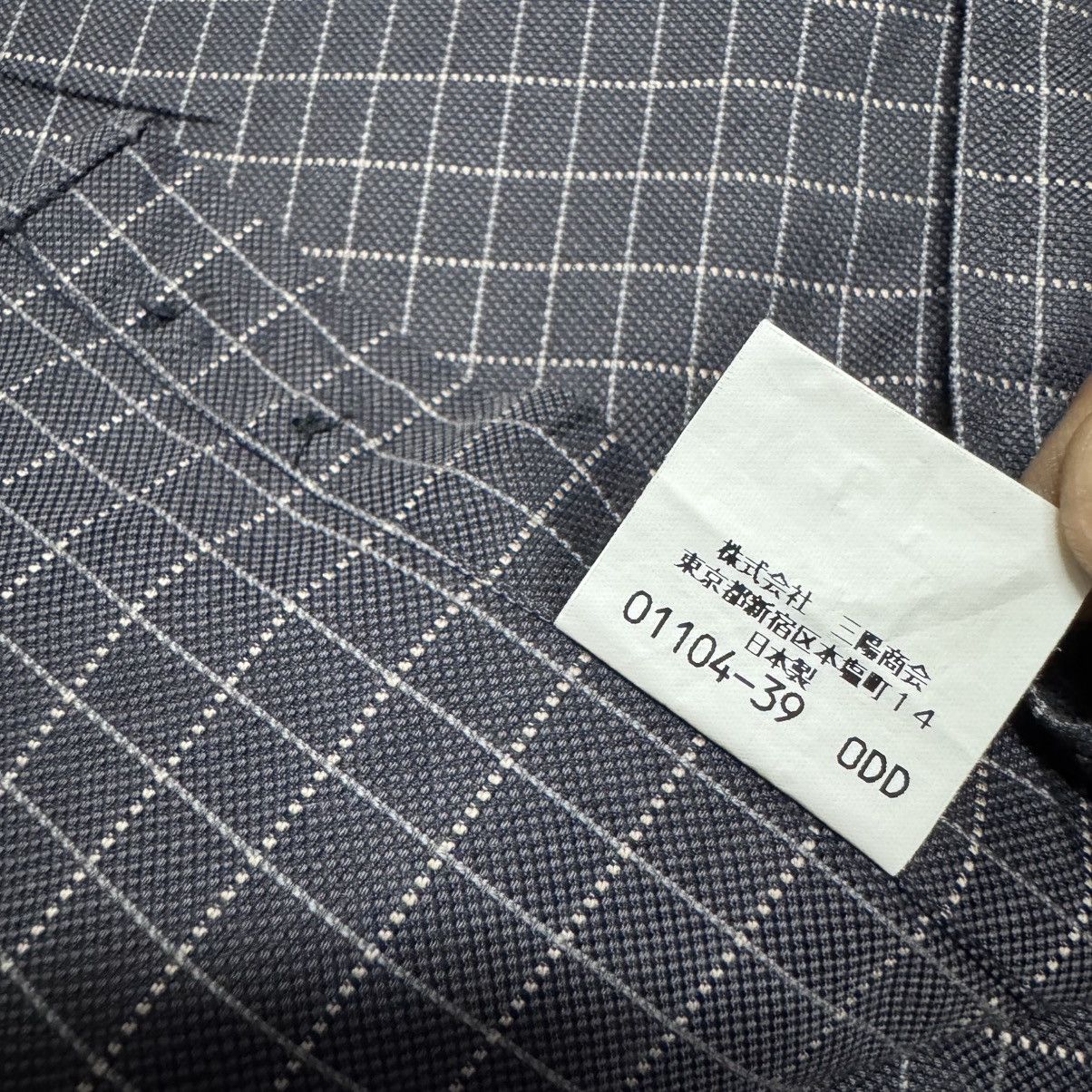 Burberry Burberry Gray Plaid Button Down Longsleeve Shirt Size US L / EU 52-54 / 3 - 15 Thumbnail