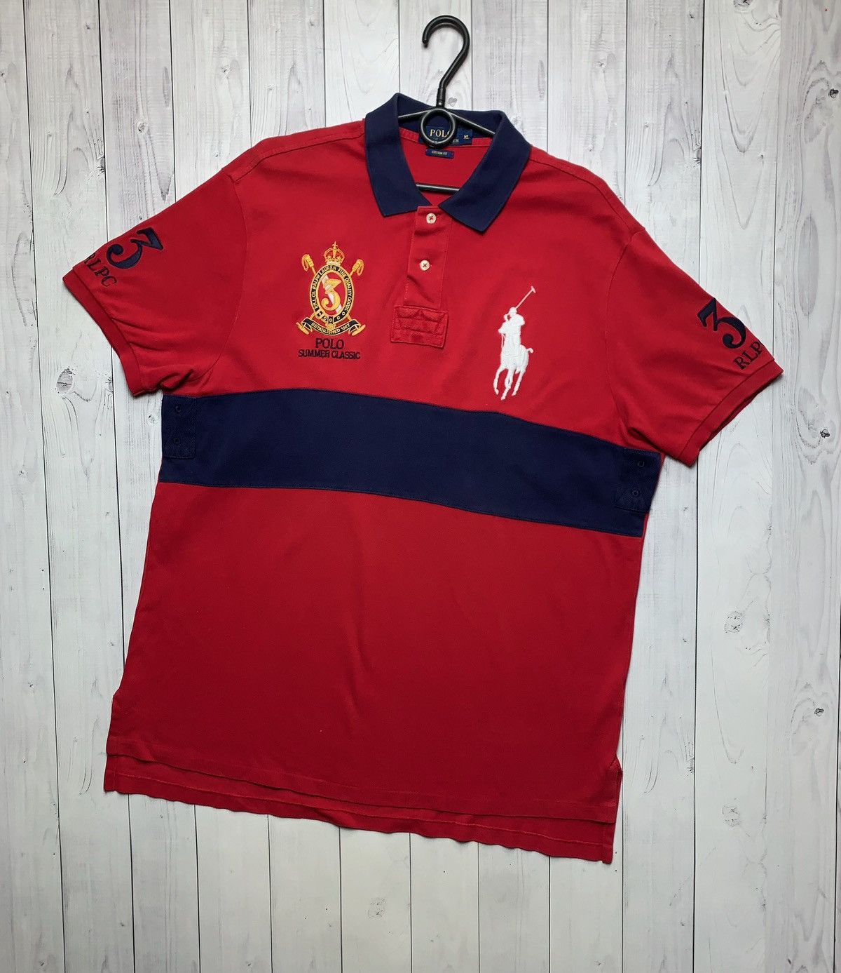 Polo Ralph Lauren × Vintage Vintage polo Ralph Lauren red logo rare size L/Xl Size US L / EU 52-54 / 3 - 1 Thumbnail