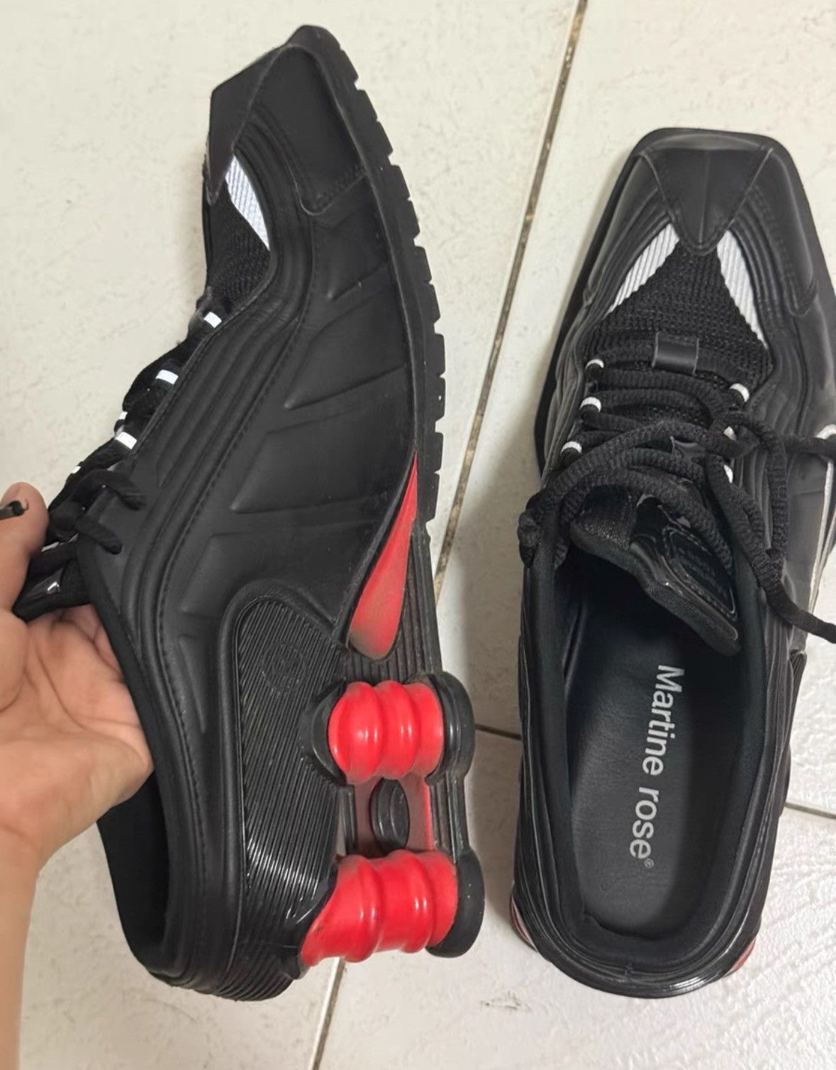 Martine Rose Martine Rose Nike Shox R4 collaboration Size US 6.5 / IT 36.5 - 13 Thumbnail