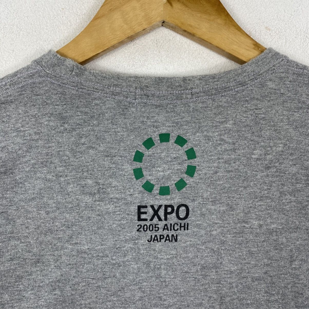 Anime Vintage 2005 Aichi Japan Expo Shirt Morizo Kiccoro Grey S Size US S / EU 44-46 / 1 - 7 Thumbnail
