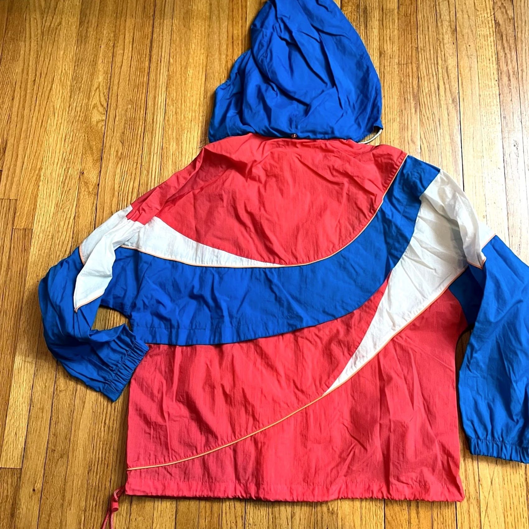 Reebok VINTAGE Reebok Windbreaker Jacket Medium Blue White Track Womens Size M / US 6-8 / IT 42-44 - 3 Thumbnail