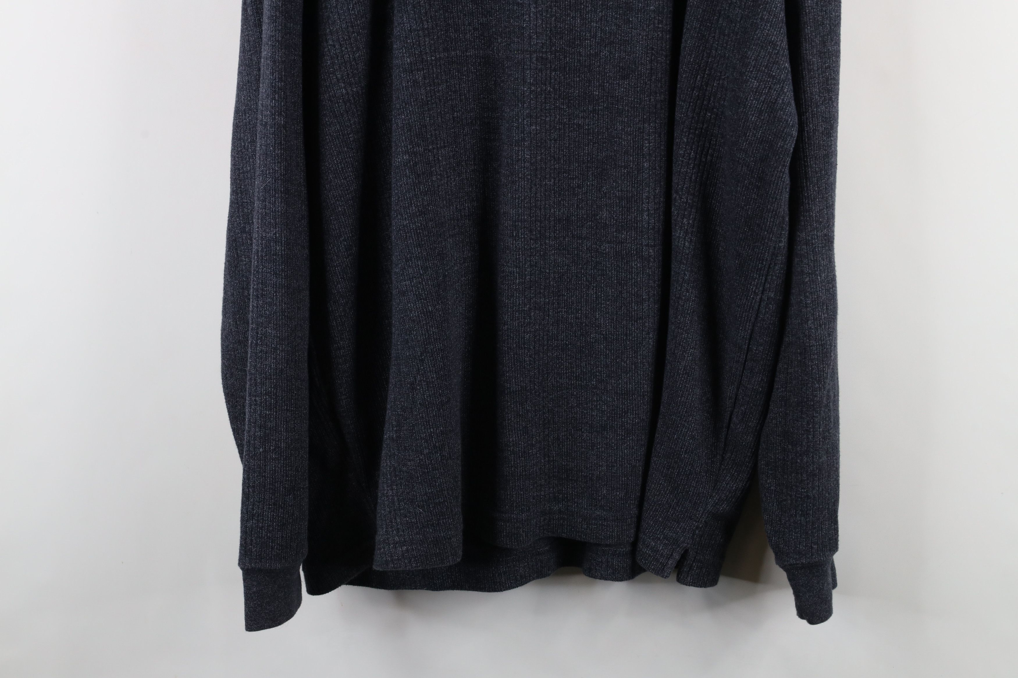 Vintage Vintage 90s Streetwear Knit Long Sleeve Henley T-Shirt Size US L / EU 52-54 / 3 - 9 Thumbnail