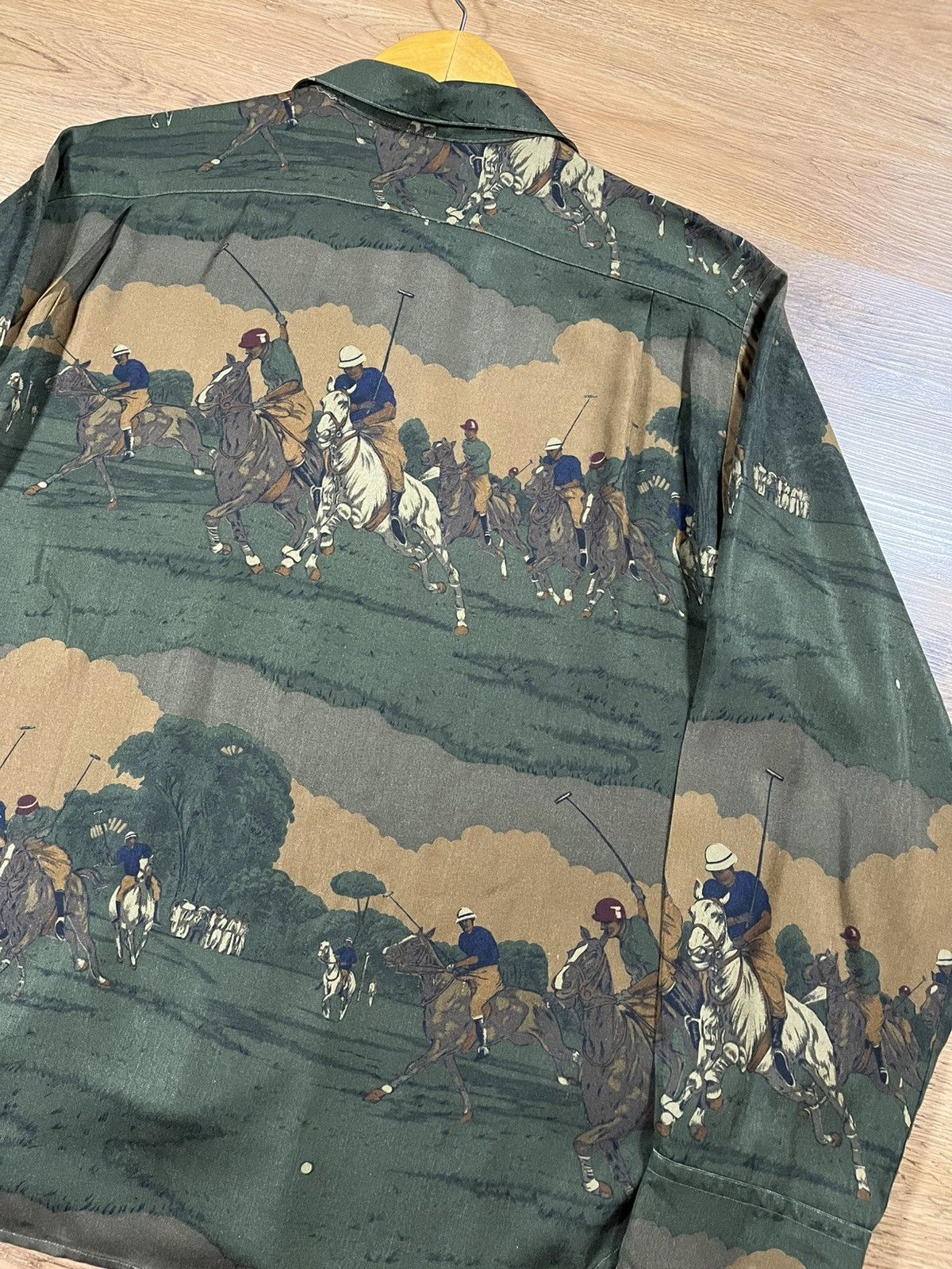 Polo Ralph Lauren Polo Ralph Lauren vtg Equestrian Horse Riding Graphic Shirt Size US M / EU 48-50 / 2 - 4 Thumbnail