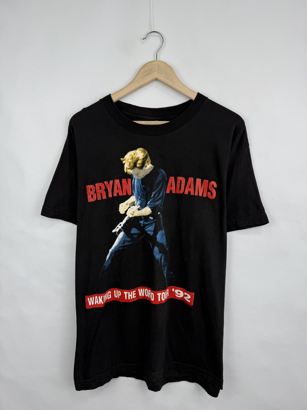 Band Tees 🇨🇦 Vintage 1992 Bryan Adams Waking Up The World Tour Tee Size US L / EU 52-54 / 3 - 4 Thumbnail