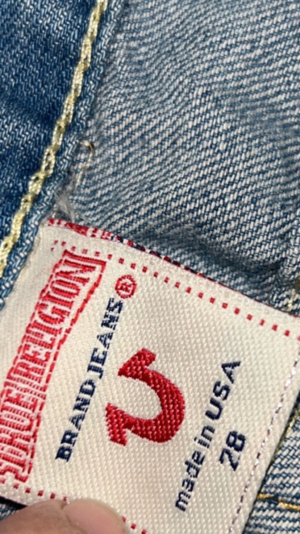 True Religion Women's True Religion Blue Jean Shorts Size 28 Size 28" / US 6 / IT 42 - 7 Thumbnail