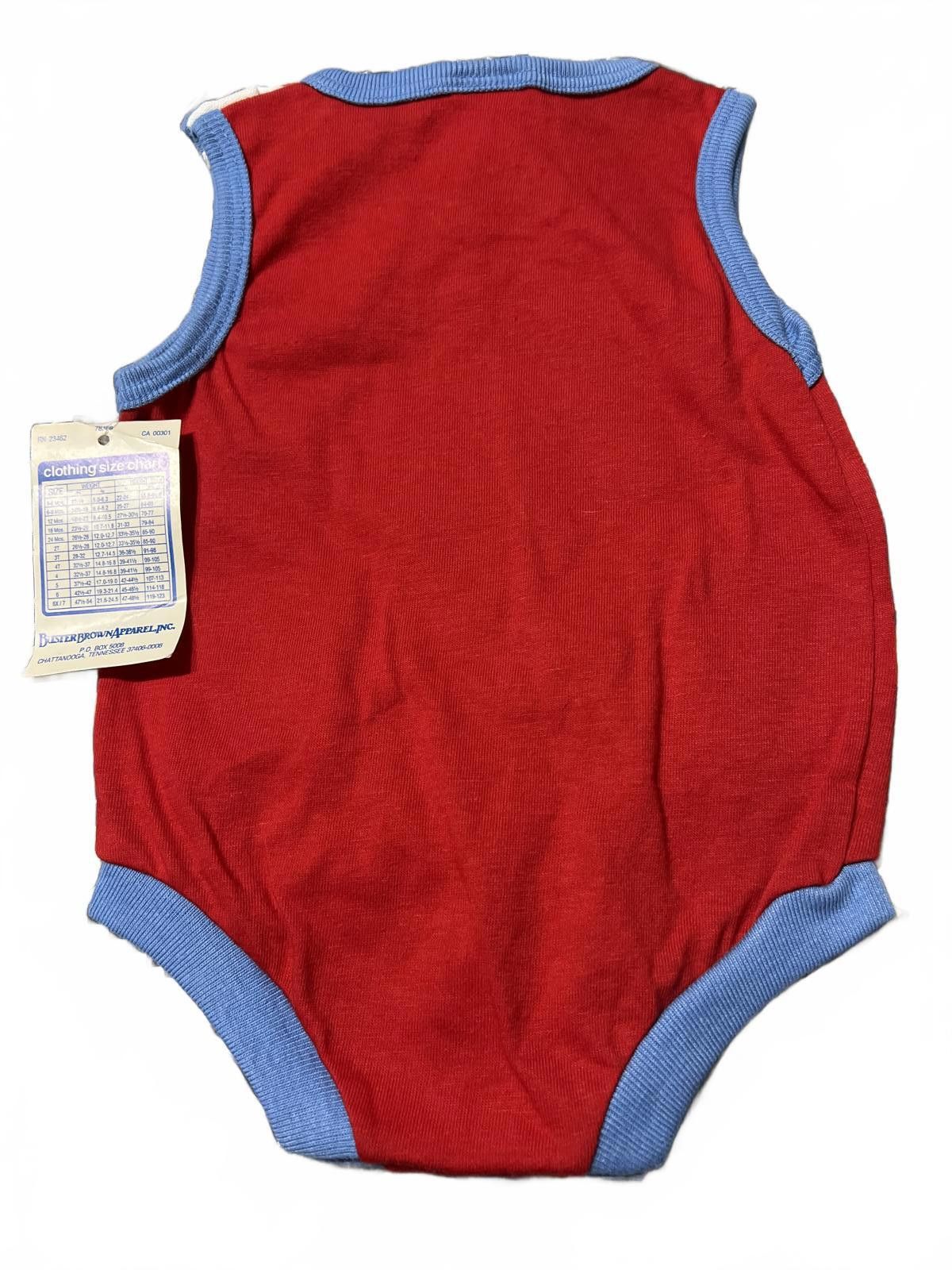 Other Vintage Buster Brown Baby Romper 3-6 Months Made in USA Size US XXS / EU 40 - 5 Thumbnail