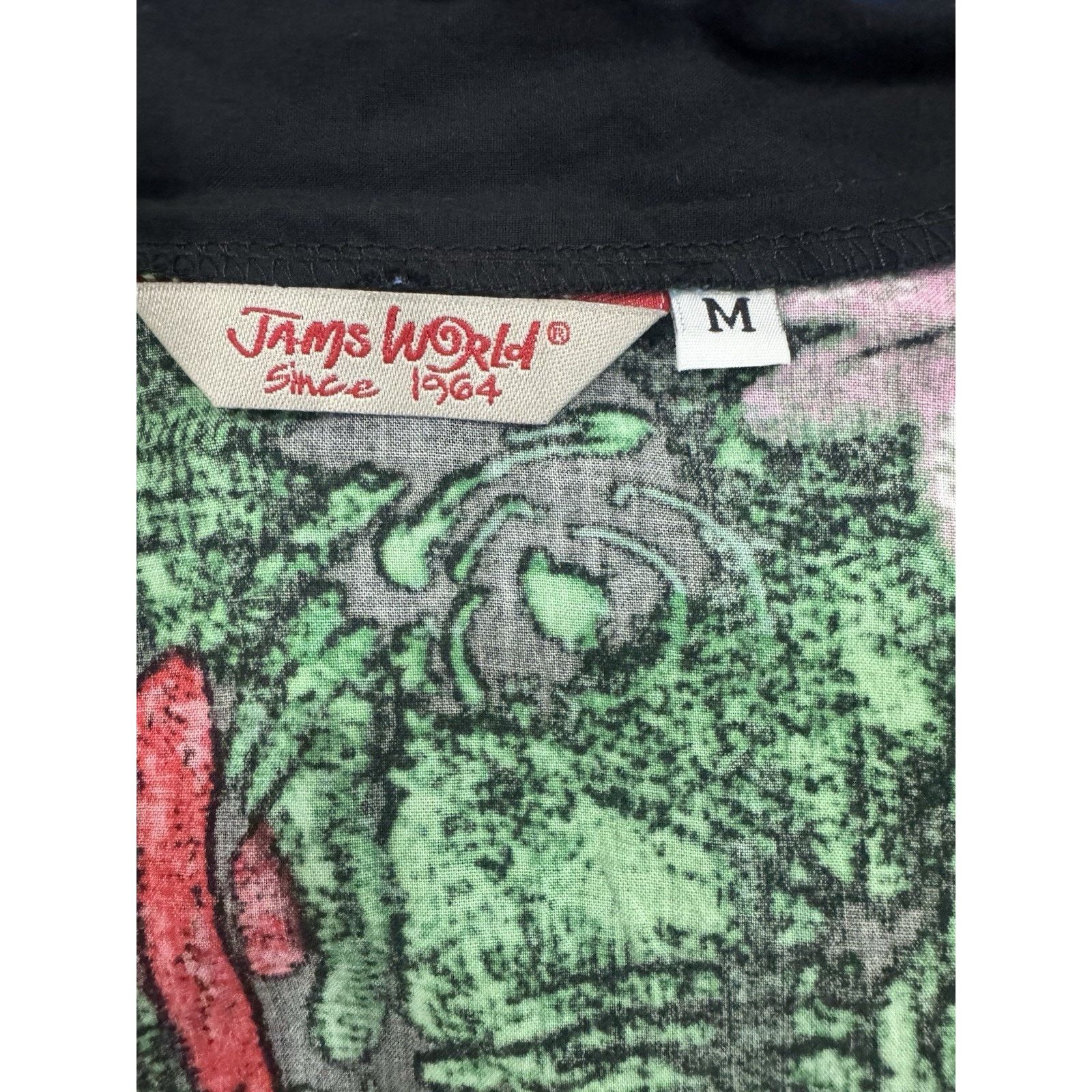 Jams World Jams World Hawaii FloralCardigan Open Front Shrug Top, Size M / US 6-8 / IT 42-44 - 4 Thumbnail