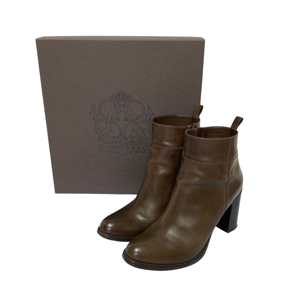 Other Other Sartore Leather Short Boots Leather Shoes DUTY FREE for USA Size ONE SIZE - 1 Thumbnail