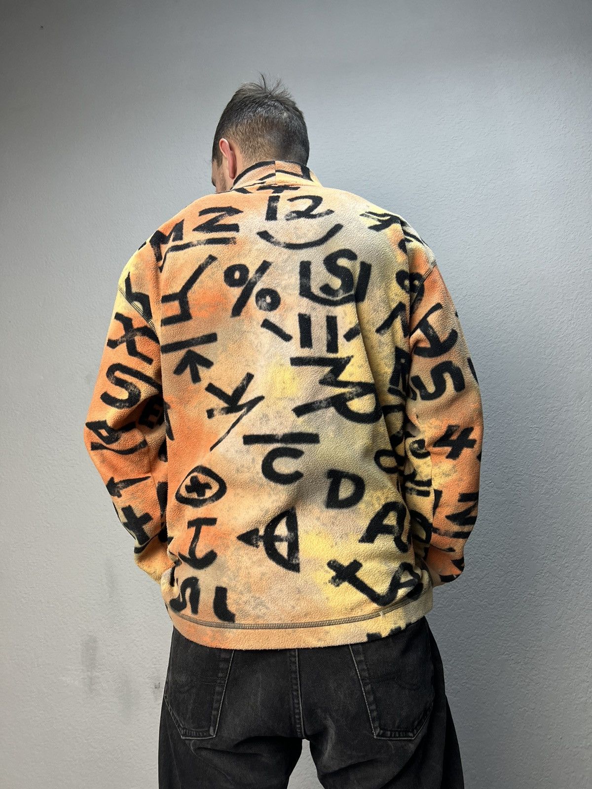 Patagonia × Vintage Very Rare like Patagonia Aztec Synchilla Fleece Jacket Size US L / EU 52-54 / 3 - 9 Thumbnail