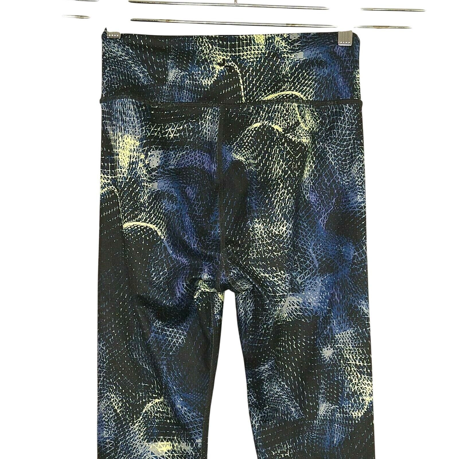 Other Joy Lab Leggings Ankle Pants Women Size S Blue Neon Yoga Size 23" - 4 Thumbnail