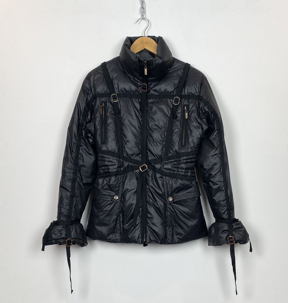Just Cavalli ボンテージ ジャケット bondage puffer Just Cavalli × Vintage Vintage Just Cavalli Avant-Garde Bondage