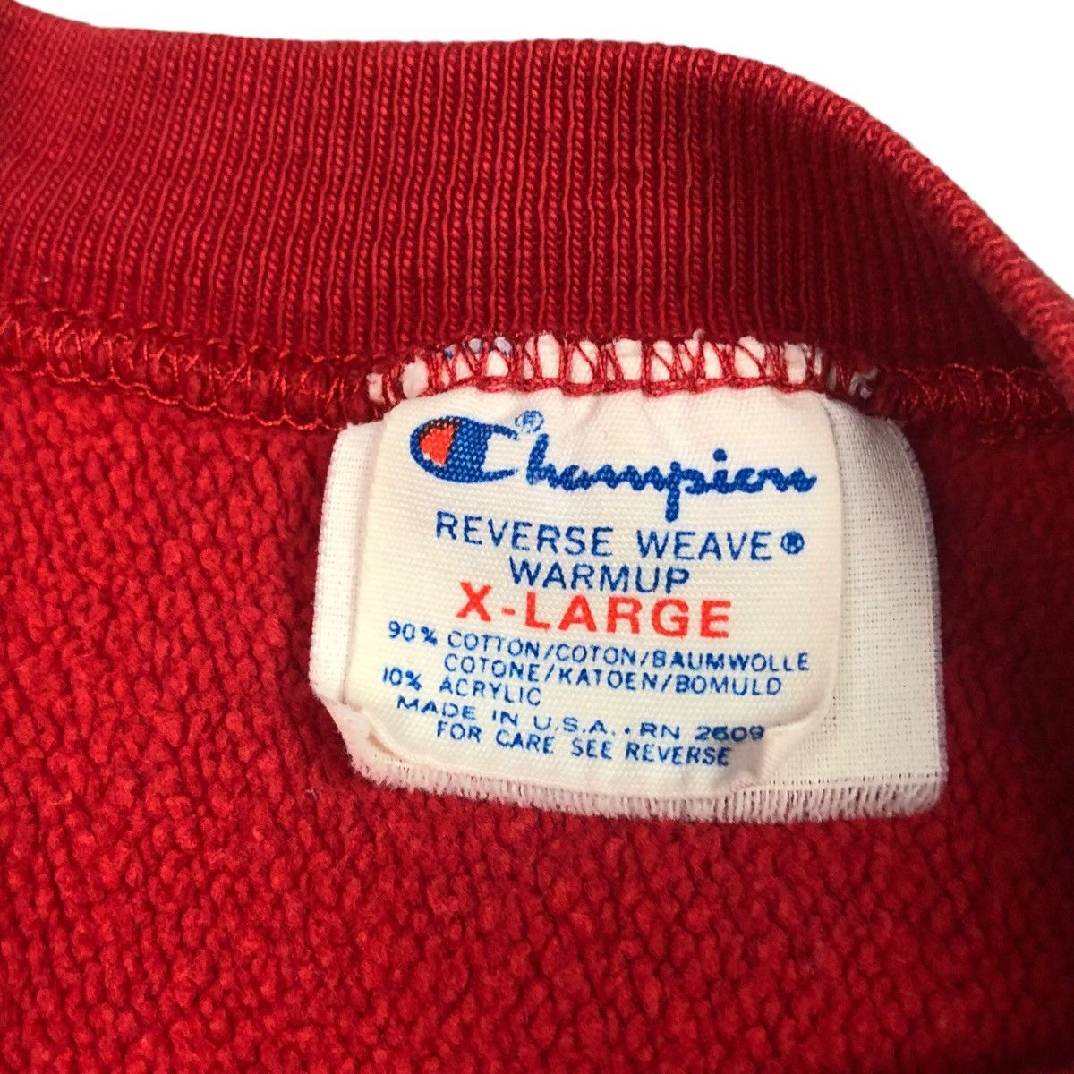 Champion Champion Reverse Weave Warm Up Vintage 80s Sweatshirt XL Size US XL / EU 56 / 4 - 4 Thumbnail